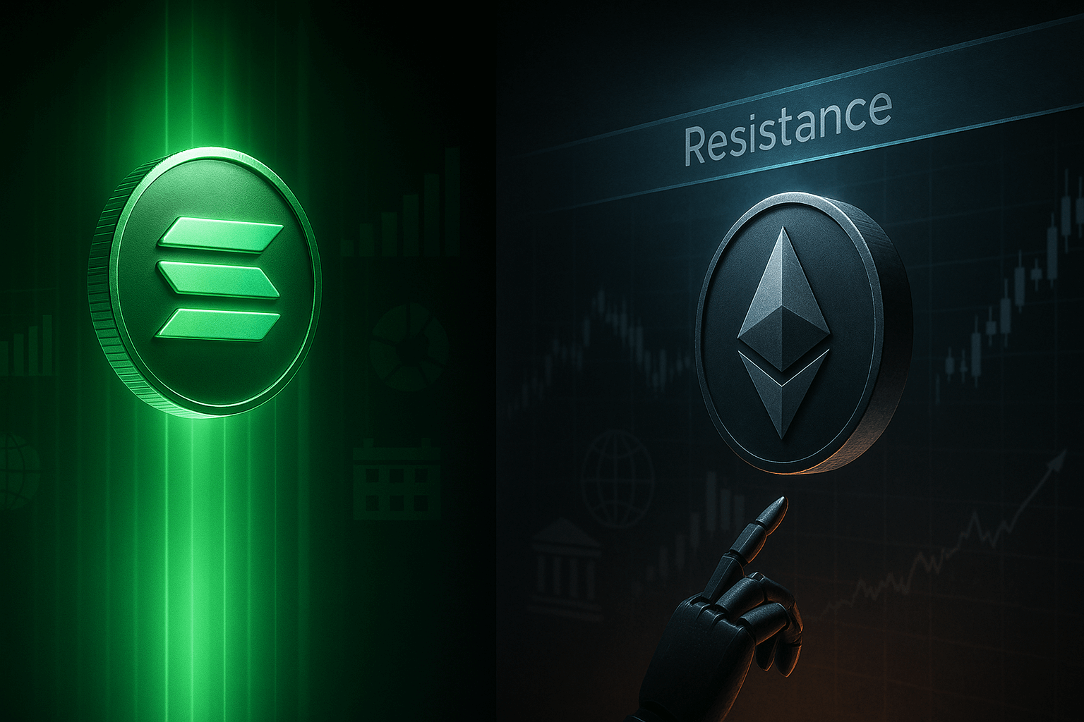 Crypto Market Steady Ahead of Major Economic Releases: Solana Strengthens While Ethereum Stalls at Resistance